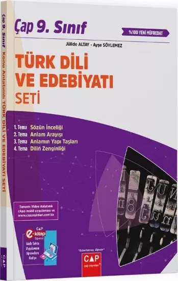 9. Sınıf Türk Dili ve Edebiyatı Seti Çap Yayınları - Hemen Satın Al