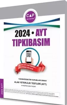 2024 AYT Tıpkı Basım Çap Yayınları - Hemen Satın Al