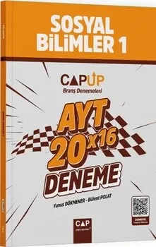 AYT Sosyal Bilimler 1 20 X 16 Up Deneme Çap Yayınları - Hemen Satın Al