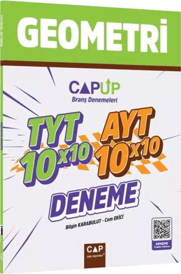 TYT AYT Geometri 10 X 10 Up Deneme Çap Yayınları - Hemen Satın Al