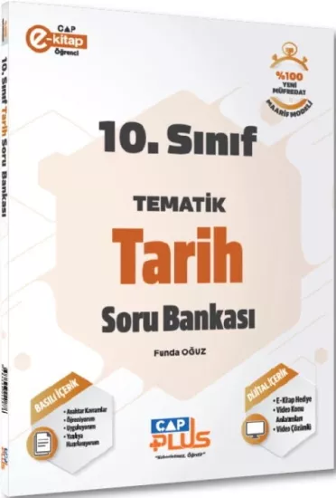 10. Sınıf Tarih Tematik Soru Bankası Çap Yayınları - Hemen Satın Al