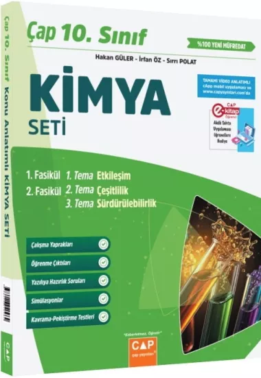 10. Sınıf Kimya Seti Çap Yayınları - Hemen Satın Al