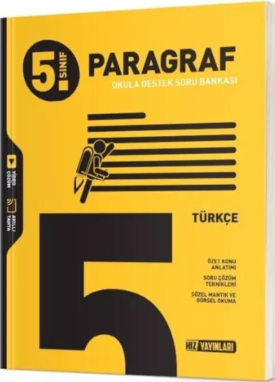5. Sınıf Türkçe Paragraf Soru Bankası Hız Yayınları