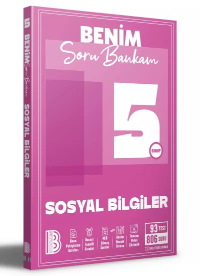 5. Sınıf Sosyal Bilgiler Benim Soru Bankam Benim Hocam Yayınları