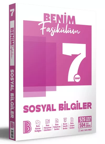 7. Sınıf Sosyal Bilgiler Benim Fasikülüm Benim Hocam Yayınları