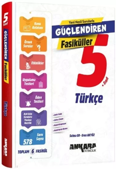 6. Sınıf Türkçe Güçlendiren Fasiküller Seti Ankara Yayıncılık