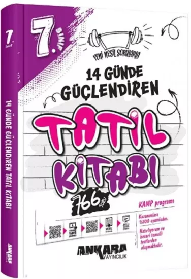 7. Sınıf 14 Günde Güçlendiren Tatil Kitabı Ankara Yayıncılık - Hemen Satın Al