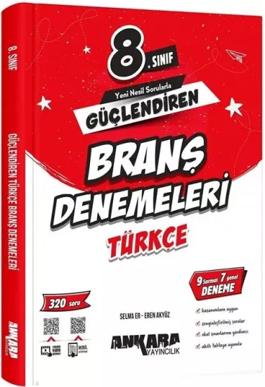 8. Sınıf Türkçe Güçlendiren Branş Denemeleri Ankara Yayıncılık - Hemen Satın Al