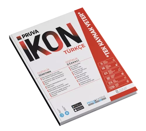 8. Sınıf Türkçe İkon Etkinlikli Soru Bankası Pruva Akademi