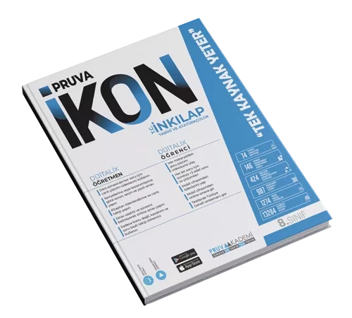 8. Sınıf İnkılap Tarihi İkon Etkinlikli Soru Bankası Pruva Akademi