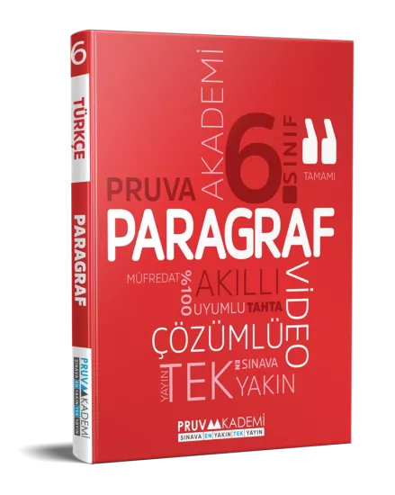 6. Sınıf Paragraf Soru Bankası Pruva Akademi