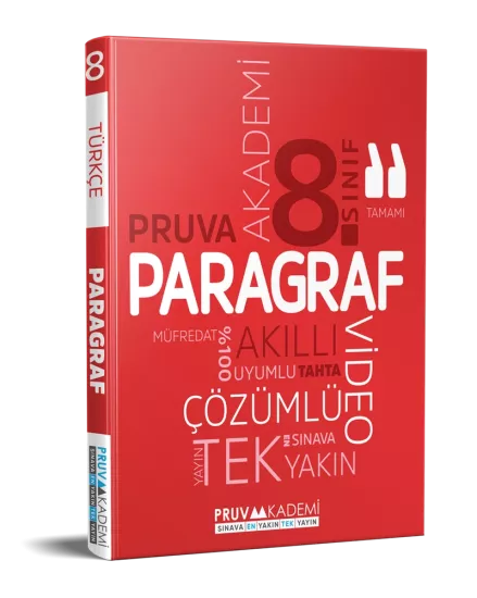 8. Sınıf Paragraf Soru Bankası Pruva Akademi