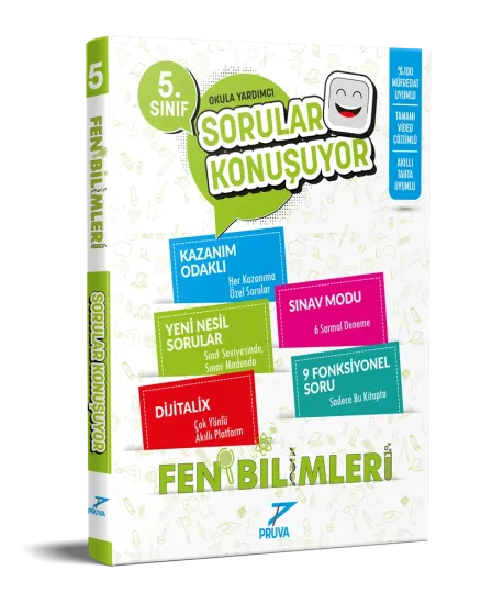 5. Sınıf Fen Bilimleri Sorular Konuşuyor Soru Bankası Pruva Akademi