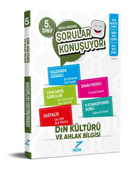 5. Sınıf Din Kültürü Sorular Konuşuyor Soru Bankası Pruva Akademi