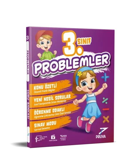 3. Sınıf Problemler Soru Bankası Pruva Akademi