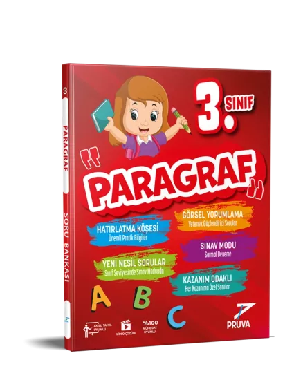 3. Sınıf Paragraf Soru Bankası Pruva Akademi