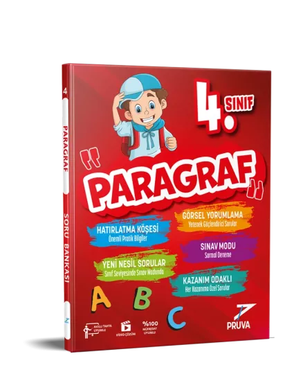 4. Sınıf Paragraf Soru Bankası Pruva Akademi