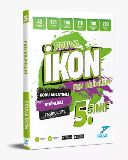 5. Sınıf Fen Bilimleri İkon Konu Anlatımlı Fasikül Set Pruva Akademi