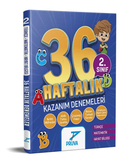 2. Sınıf 36 Haftalık Denemeler Pruva Akademi