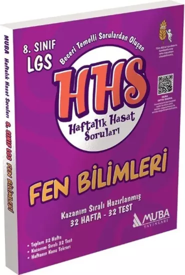 8. Sınıf Fen Bilimleri Haftalık Hasat Soruları Muba Yayınları - Hemen Satın Al