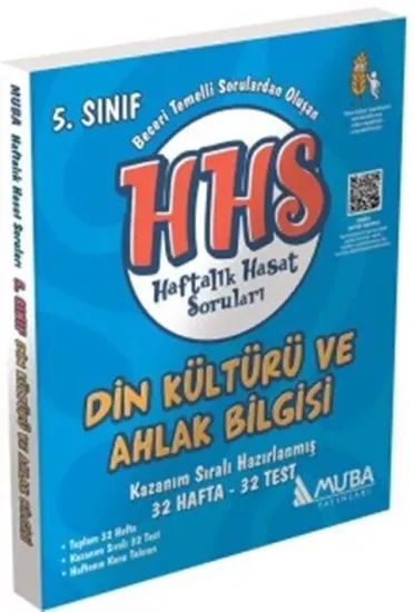 5. Sınıf Din Kültürü Haftalık Hasat Soruları Muba Yayınları - Hemen Satın Al