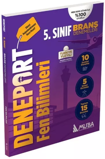 5. Sınıf Deneport Fen Bilimleri Branş Denemesi Muba Yayınları - Hemen Satın Al
