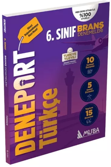 6. Sınıf Deneport Türkçe Branş Denemesi Muba Yayınları - Hemen Satın Al