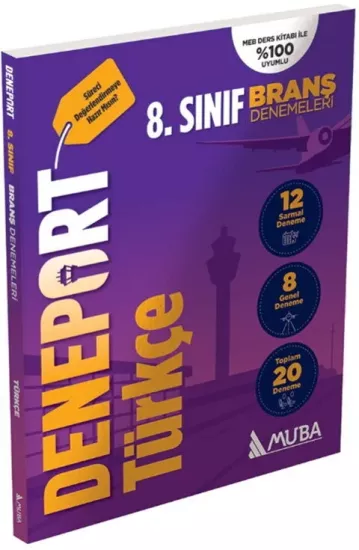 8. Sınıf Deneport Türkçe Branş Denemesi Muba Yayınları - Hemen Satın Al