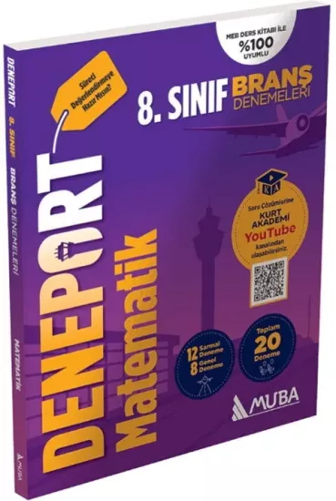 8. Sınıf Deneport Matematik Branş Denemesi Muba Yayınları - Hemen Satın Al