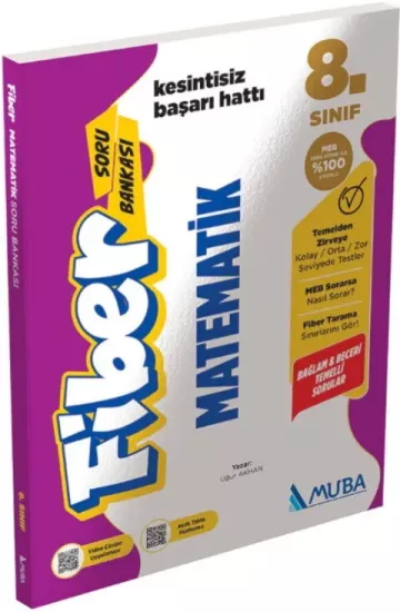 8. Sınıf Matematik Fiber Soru Bankası Muba Yayınları - Hemen Satın Al