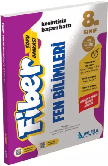 8. Sınıf Fen Bilimleri Fiber Soru Bankası Muba Yayınları - Hemen Satın Al