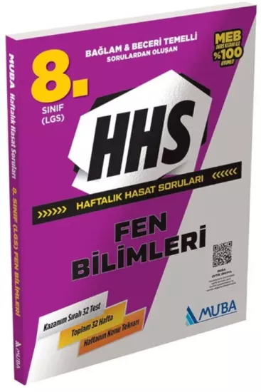 8. Sınıf Fen Bilimleri Haftalık Hasat Soruları Muba Yayınları - Hemen Satın Al