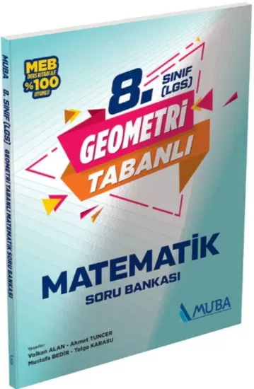 8. Sınıf Geometri Tabanlı Matematik Soru Bankası Muba Yayınları - Hemen Satın Al