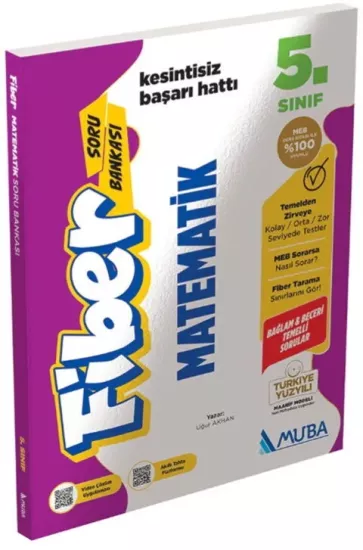 5. Sınıf Matematik Fiber Soru Bankası Muba Yayınları - Hemen Satın Al