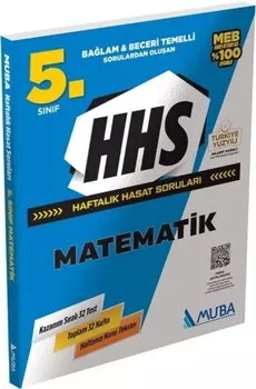 5. Sınıf Matematik HHS Haftalık Hasat Soruları Muba Yayınları - Hemen Satın Al