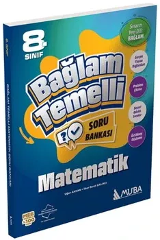8. Sınıf LGS Bağlam Temelli Matematik Soru Bankası Muba Yayınları - Hemen Satın Al
