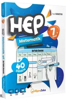7. Sınıf HEP Matematik Haftalık Deneme Föyleri Hiper Zeka Yayınları