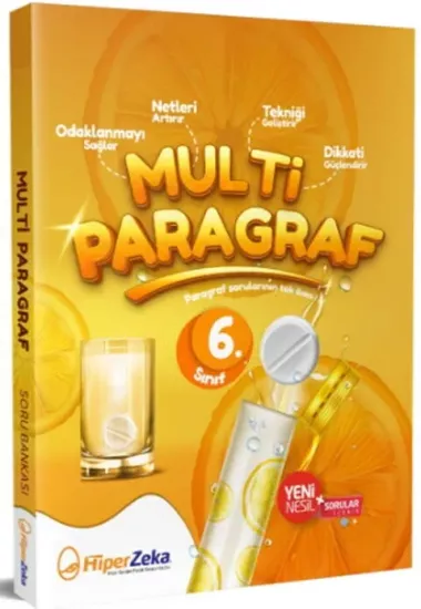 6. Sınıf Multi Paragraf Soru Bankası Hiper Zeka Yayınları