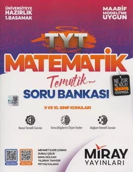 TYT Matematik Maarif Model Tematik Soru Bankası Miray Yayınları - Hemen Satın Al