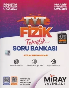 TYT Fizik Maarif Model Tematik Soru Bankası Miray Yayınları - Hemen Satın Al