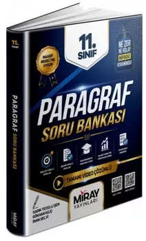 11. Sınıf Paragraf Soru Bankası Miray Yayınları - Hemen Satın Al