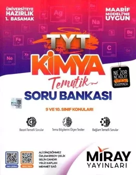 TYT Kimya Maarif Model Tematik Soru Bankası Miray Yayınları - Hemen Satın Al
