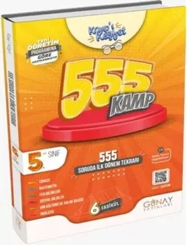 5. Sınıf İlk Dönem Kamp Kitabı 555 Kamp Günay Yayınları - Hemen Satın Al