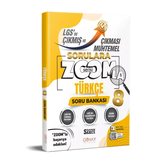 8. Sınıf LGS Zoomla Türkçe Muhtemel Sorular Günay Yayınları