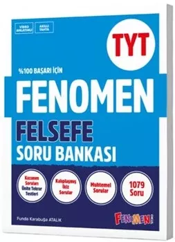 Fenomen Okul Yayınları TYT Felsefe Soru Bankası Fenomen Yayınları - Hemen Satın Al