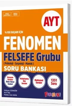 Fenomen Okul Yayınları AYT Felsefe Soru Bankası Fenomen Yayınları - Hemen Satın Al