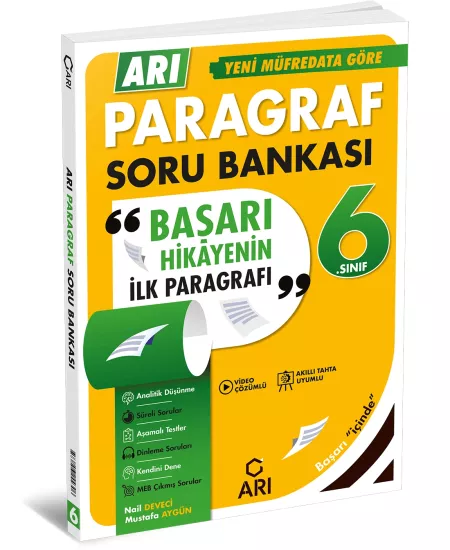 6. Sınıf Arı Paragraf Kitabı Arı Yayıncılık