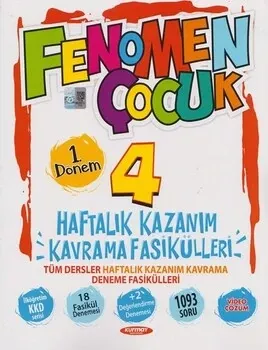 4. Sınıf Tüm Dersler 1. Dönem Haftalık Kazanım Kavrama Fasikülleri Kurmay ELT - Hemen Satın Al