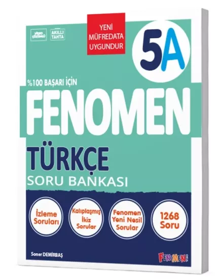 5. Sınıf Türkçe Soru Bankası (A) Fenomen Yayınları