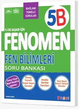 Fenomen Okul Yayınları 5. Sınıf Fen Bilimleri B Fenomen Soru Bankası Fenomen Yayınları - Hemen Satın Al